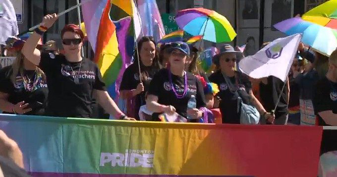 MunicipalWorld's tweet photo. Controversy has returned to Edmonton’s #Pride parade and festival, which is set for this weekend in downtown Edmonton. The tension – once again – is over how Edmonton #police are involved. https://t.co/gMbdTM91wd @CityofEdmonton #LocalGov https://t.co/nKOu4gCIKX