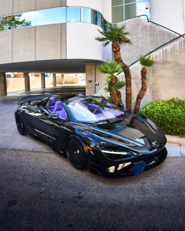 LeanneRand's tweet photo. Gloss black exterior, wild purple interior, and zero fucks given about what anyone thinks. 🖤💜 https://t.co/vPyelRuwae