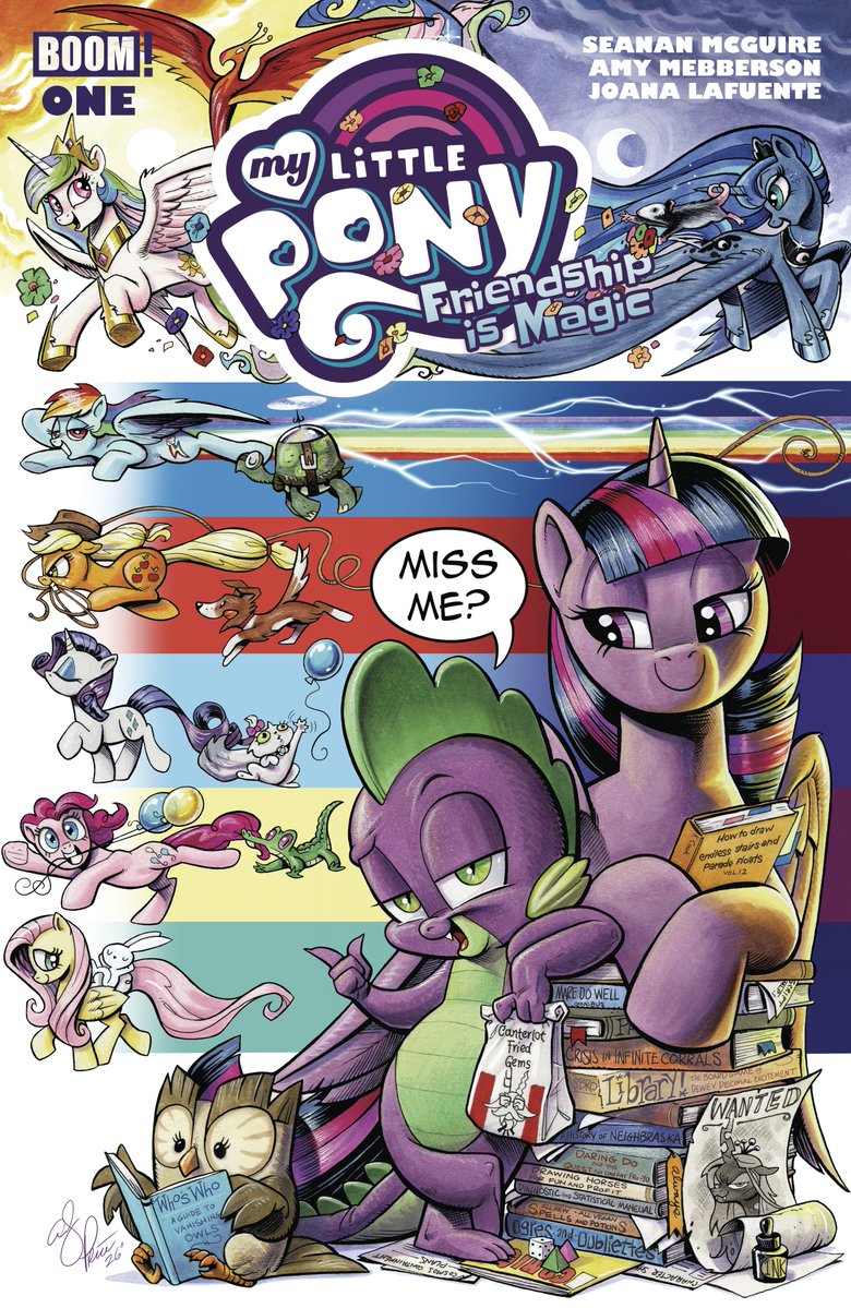 MLP_Wiki's tweet photo. FRIENDSHIP IS MAGIC (2026) #1 revealed! The Mane Six are back with all-new adventures from @boomstudios! Coming this November!

Writer: @seananmcguire
Artist: Amy Mebberson
Covers:
- Mebberson
- @AndyPriceArt
- @nicolettabaldar
- @TonyFleecs
- Jennifer L. Meyer
- @katiecandraw https://t.co/QuNVPPSwFX