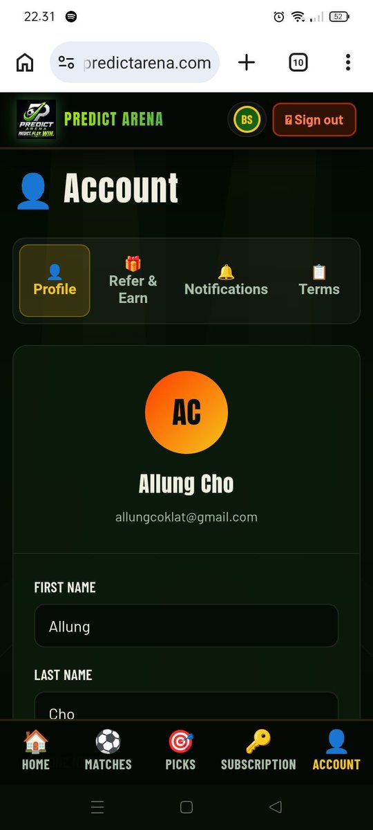 Allung01's tweet photo. @PredictArena26 @PoojaMedia Done https://t.co/eshtg4lbHq