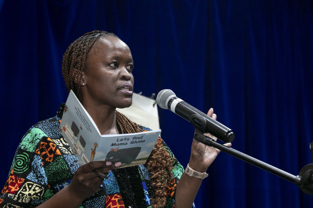 GabsBookFest's tweet photo. @ke_phele, GBF Co-Founder and Dr. Kirk Sides, Assistant Professor of English &amp; affiliate faculty in African Cultural Studies, @UWMSTP and co-curator of #GBF2026 gave inspiring opening remarks of our 2026 festival.
1/2 https://t.co/hEEYMtbwx8
