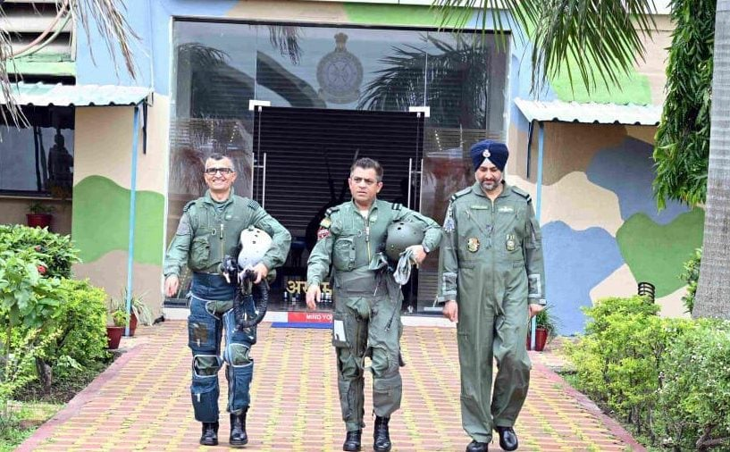 SacredScroll's tweet photo. The man who held the western skies during Operation Sindoor.

Meet Air Marshal Nagesh Kapoor SYSM, PVSM, AVSM, VM. He rose to become the 50th Vice Chief of the Air Staff, the second-highest post in the IAF, before hanging up his uniform on 30 June 2026. But his defining chapter came a year earlier, in the skies over the western front.

Here's the part most people scrolled past.

When India launched Operation Sindoor on 7 May 2025 after the Pahalgam massacre, Kapoor was the Air Officer Commanding-in-Chief of South Western Air Command in Gandhinagar the officer commanding the Rajasthan–Gujarat sector of India's western front. He held that command through the four days of fighting until the ceasefire on 10 May. For his leadership in those days, he was awarded the Sarvottam Yudh Seva Medal the highest of India's wartime distinguished-service awards.

Now sit with the irony. Before all this, Kapoor served as India's Defence Attaché to Pakistan. He studied that air force from the inside, in Islamabad, in uniform. Years later he was commanding an operational front against it. You don't script careers like that.

The flying record backs the rank:

✈️ NDA graduate, commissioned into the fighter stream on 6 Dec 1986 (Service No. 18557)

✈️Fighter pilot, Qualified Flying Instructor, and Fighter Combat Leader

✈️Flown every variant of the MiG-21 and MiG-29 two of the most unforgiving jets India ever operated

✈️3,400+ hours in the cockpit

✈️Commanded No. 35 Squadron, and later 27 Wing and 28 Wing

The MiG-21 alone tells you the kind of pilot he is. That aircraft demanded absolute precision and forgave nothing. He flew every variant and went on to train the next generation on how to.

And in his final months in the chair, he was still speaking plainly. At Vayu Shakti 2026 in February he called the Rafale "definitely the hero during Operation Sindoor," and shut down Pakistani propaganda about strikes on nuclear sites, naming it for what it was: info-warfare.

From a young cadet at Khadakwasla, to the skies over the western border, to the second-highest chair in the IAF, and into a well-earned retirement. Sindoor didn't make him. It confirmed what nearly four decades already had.🇮🇳