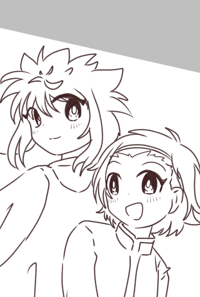 0707and0505's tweet photo. wip!
明日仕事終わって元気だったら完成させるかも？おやすみなさい！ https://t.co/PKtM5W4rVO