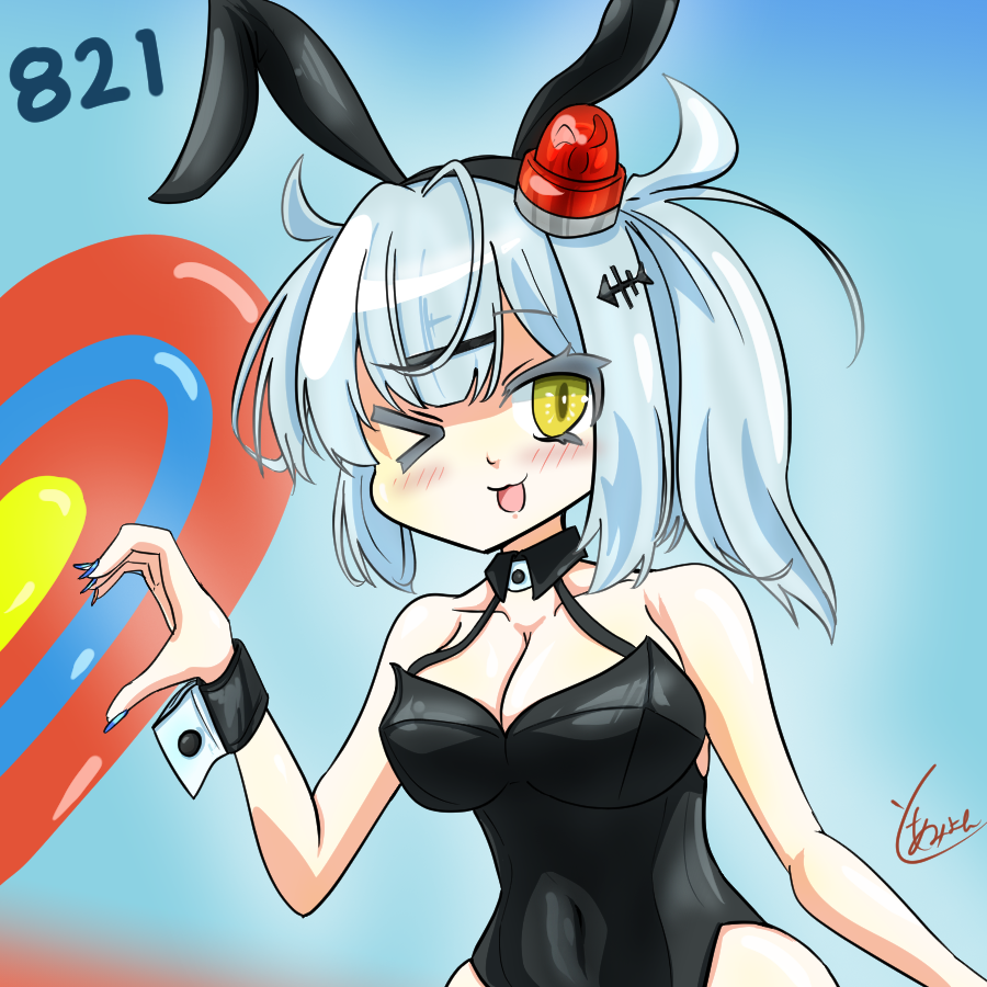 Toa_Mizuki's tweet photo. 影塗り忘れあったので再投稿
＃ぱとあーと
＃バニーの日 https://t.co/ZakgdTewq5