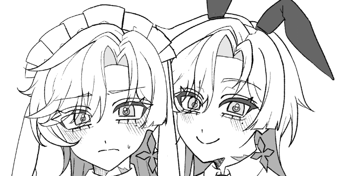 itnpem's tweet photo. バニーの日ンズイル♀ 
鍵垢でこういうのばかり描いています
※女体化
https://t.co/qRYXvsDyM2 https://t.co/GisalvaYy7