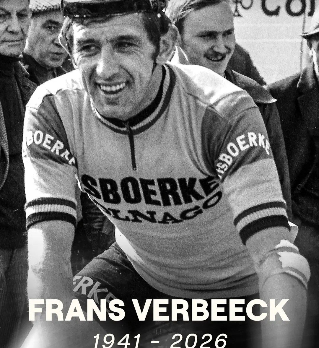HugoPieters1's tweet photo. R.I.P. #FransVerbeeck #Verbeeck #wielrennen #RIPFransVerbeeck https://t.co/OcQO4oOVrT