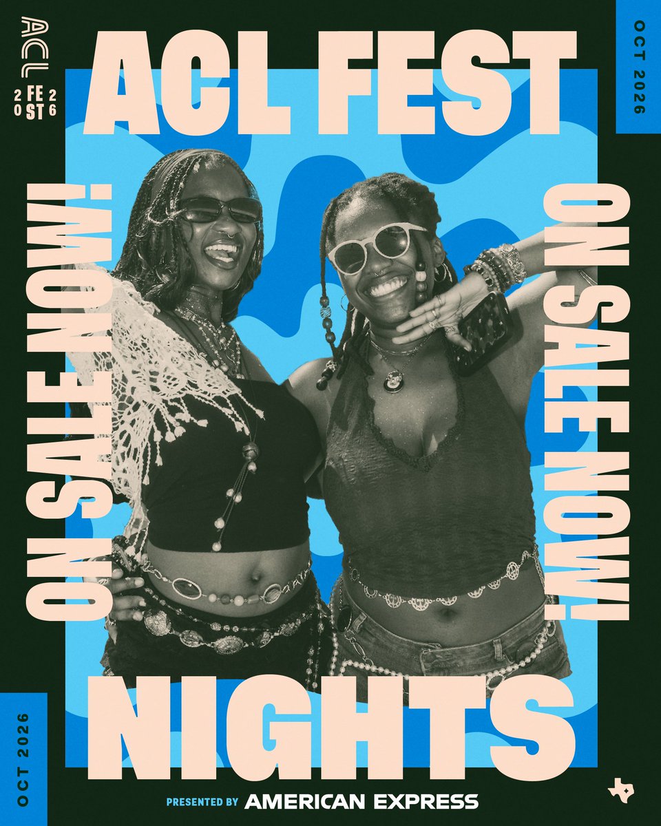 aclfestival's tweet photo. ON SALE NOW 🔥 Get tickets for ACL Fest Nights Presented by American Express to see some of your favorite artists at iconic Austin venues: https://t.co/lRJ5DJcf8n 

While supplies last. Terms apply. https://t.co/o6mng0R0fB
