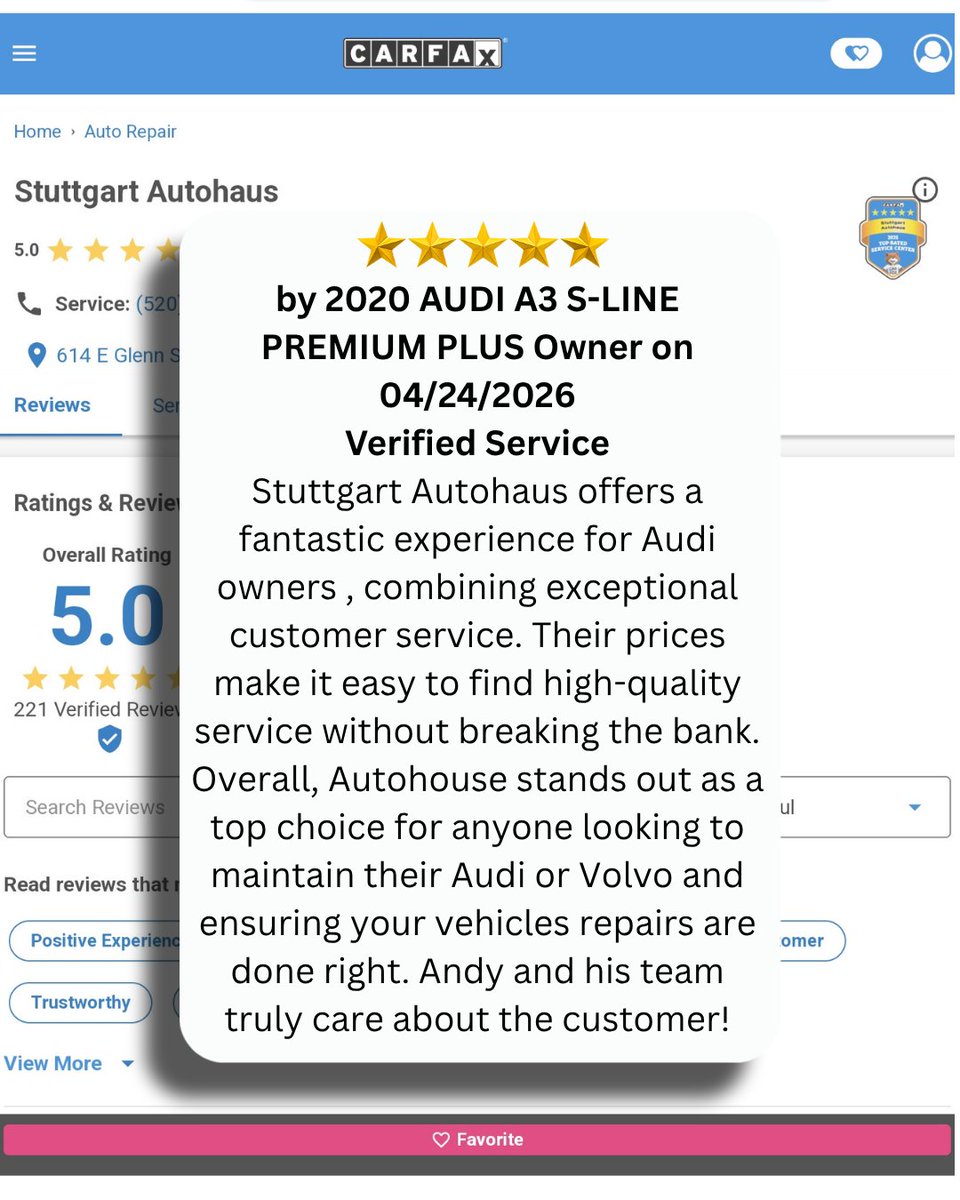 StuttgartAutoAZ's tweet photo. We never take our customers trust for granted. We’re blessed to have loyal customers who allow us to do what we love every day. Thank you for your continued support and kind words. The Crew at Stuttgart Autohaus https://t.co/mQQQ9OkrZy