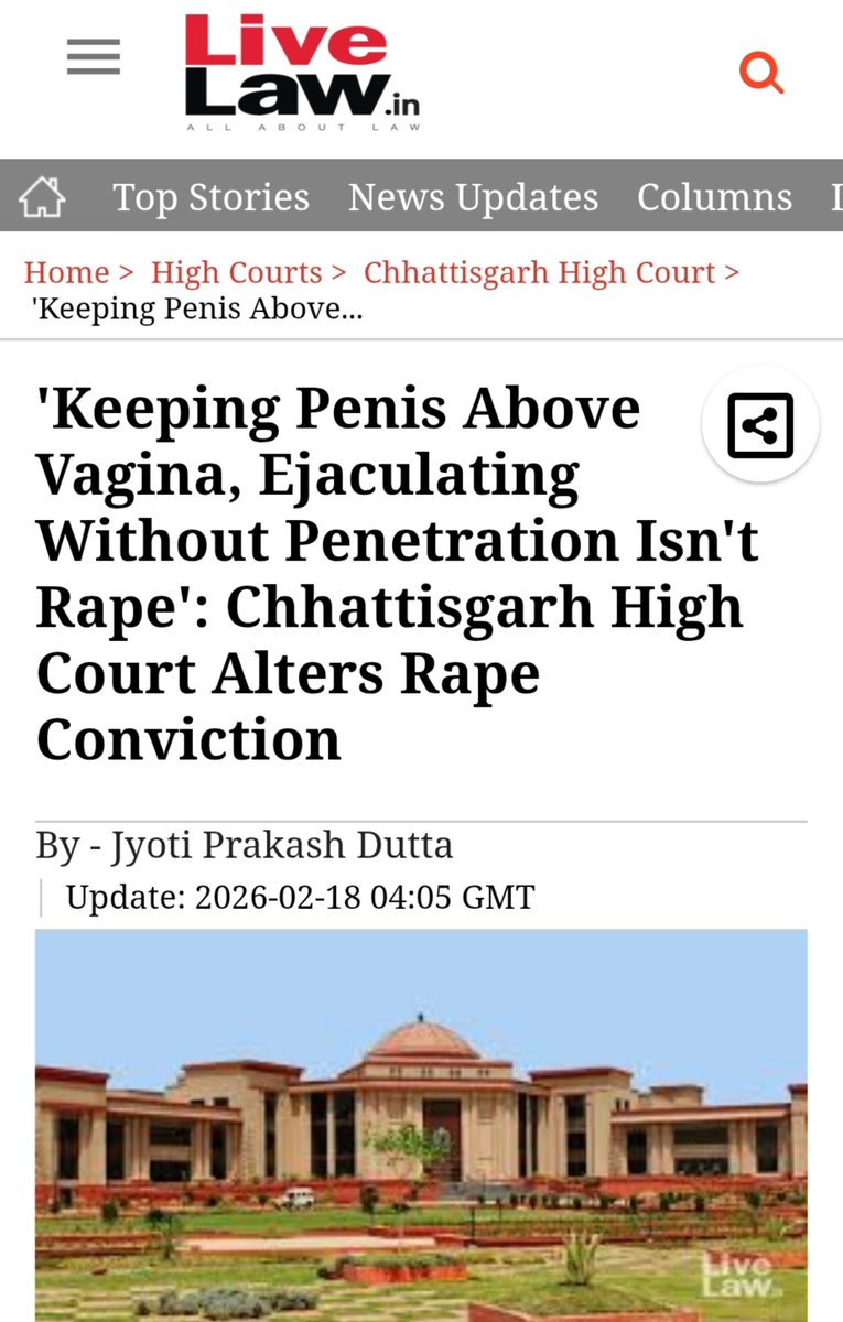 Dajjal299's tweet photo. @Shsuxgxgyvydbhn @Nandini808 The judge will say... 

Groping and hugging isn't attempt to Rape and will free him. https://t.co/fzgfisCXhB