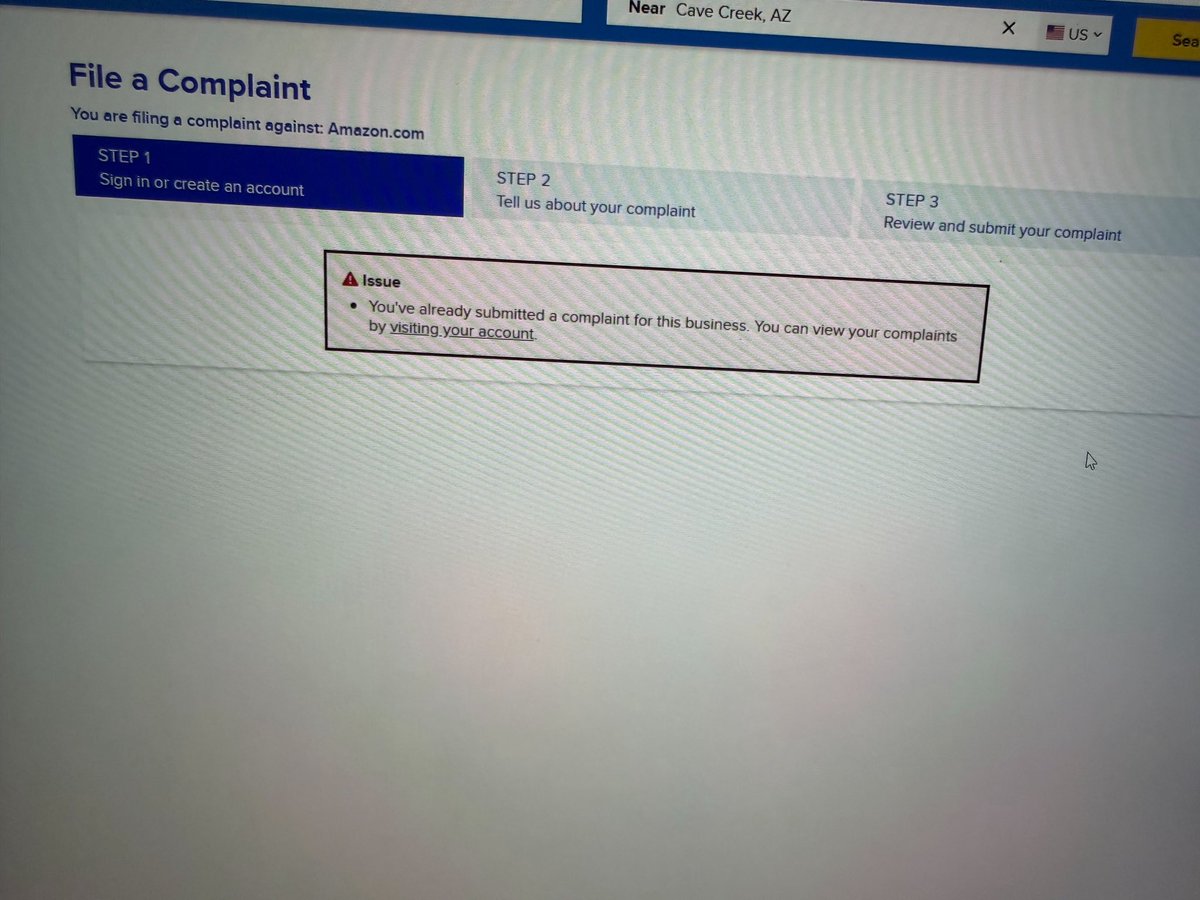 Russianwaff1e's tweet photo. @bbb_us why aren’t you guys accepting complaints from Amazon anymore? Are helping them steal from customers money? I have no complaints active against Amazon. BeCareful using the BBB consumers, seems like they’re helping Amazon. https://t.co/QiEDjllHQW