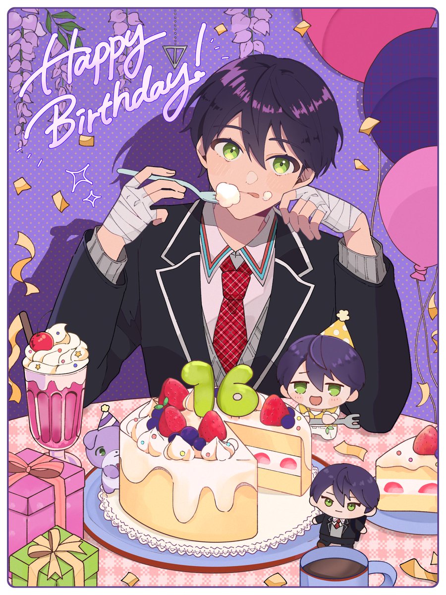 j__crab's tweet photo. #剣持刀也のお誕生日会
 #金剛力也像 
甘くて騒がしい1日を🎂 𓂃 𓈒𓏸◌ https://t.co/6jULOSDcP1