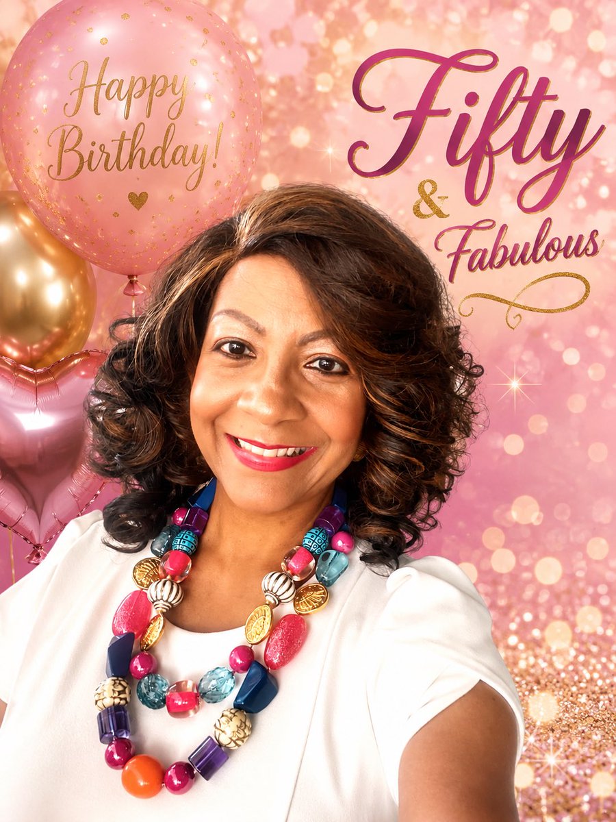 CJAllenLeads's tweet photo. Celebrating my jubilee birthday today! This is fiftyโฆwith no filter. Grateful to God for a life I could not have imagined. Happy. Birthday. To. Me. #leoseason #Augustbabies #happybirthday #TGBTG# https://t.co/A4oCY7SOJV