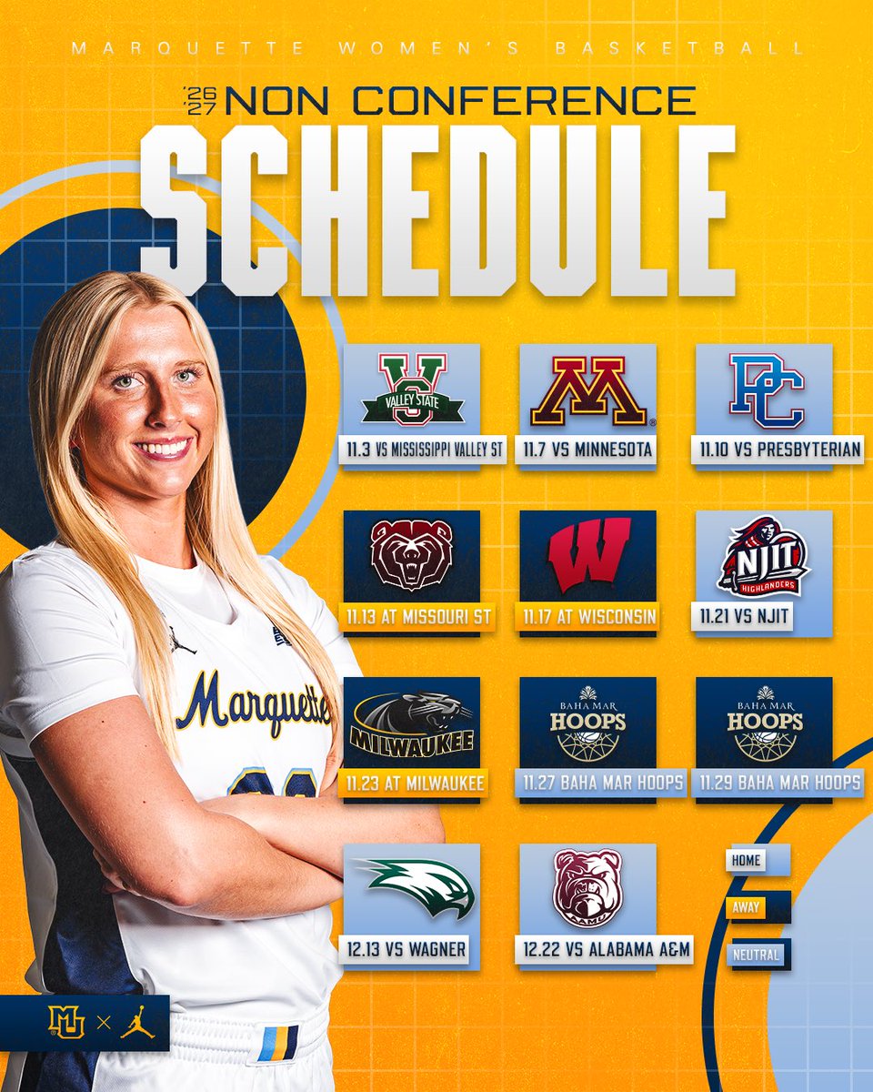 MarquetteWBB's tweet photo. New Season, New Opportunity, Same Standard.
#WeAreMarquette | #playwithHEART https://t.co/yzEcgYlJGx