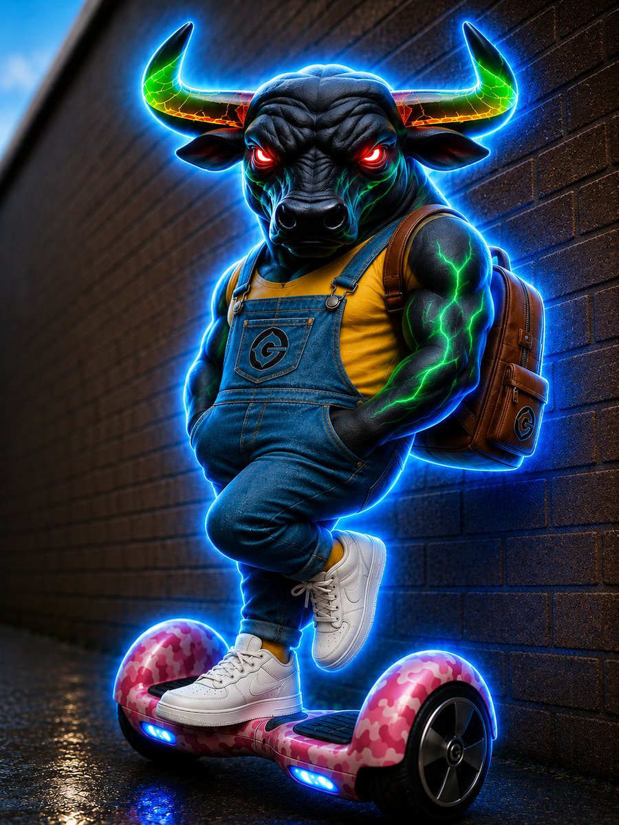 ChillBullCoin's tweet photo. $CHILL  Meet ChillBull — the hoverboard‑riding bull meme. No stress, only bullish vibes. CA: coming soon Fair launch. Community‑powered. Stay chill. Stay bullish. Let the ride begin. #CHILL #ChillBull #memecoin #Solana #crypto https://t.co/L9BBxVhShF
