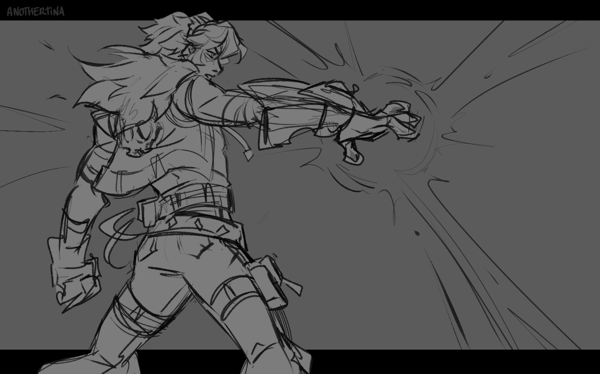 _another_tina_'s tweet photo. Goodbye 2xko Ezreal dream, I'll forever mourn you 🫡 
(I do have all the time in the world to polish him now though I guess...) https://t.co/IUe9a6mAWW