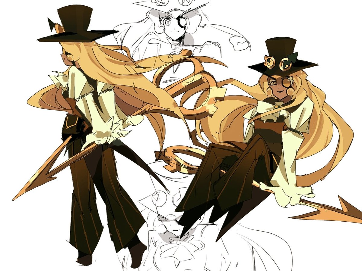 kiyokiyuuo's tweet photo. timekeeper doodle https://t.co/AobwtKKgR4