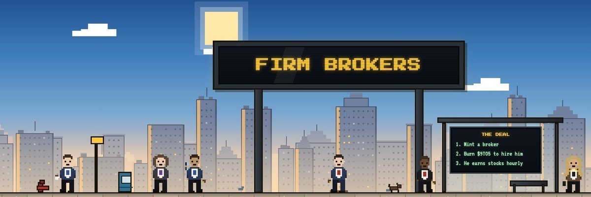 DennisBonez's tweet photo. Got some WL to share from @thefirmbrokers 

2,500 pixel brokers who work every hour and pay you in real stocks. Work your way up to become the CEO.

Website: https://t.co/c3L8Okqwr2
Docs: https://t.co/liSXhnIZGk

Supply-2,500 
Chain-ETH 
Mint price- 0.0035 // 3 per wallet 

Follow @DennisBonez & @thefirmbrokers
 Like, RT & Comment the pinned tweet.
Drop evm addy 👇

Winners out in 12hrs