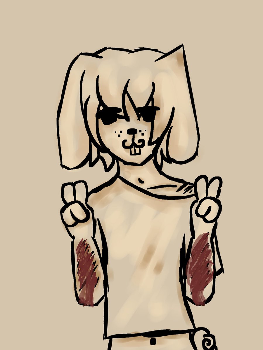 yuriffied's tweet photo. Bunny ;-; #shtwt #shedtwt #slittwt #ouchietwt #988twt https://t.co/pyVqsM9gcY