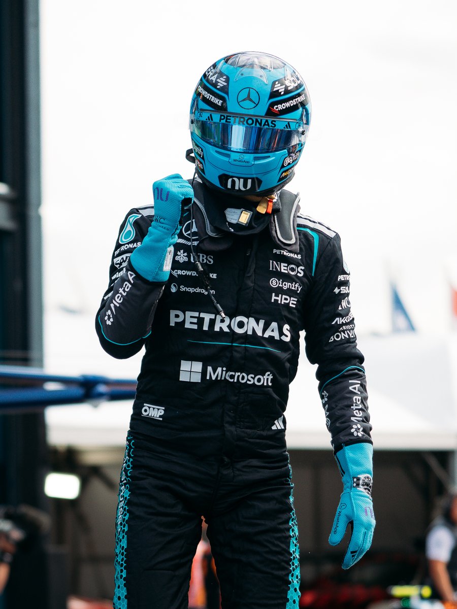 F1's tweet photo. George secures his third #F1Sprint pole of the season 💪

#F1 #DutchGP https://t.co/ohKrmq84PP