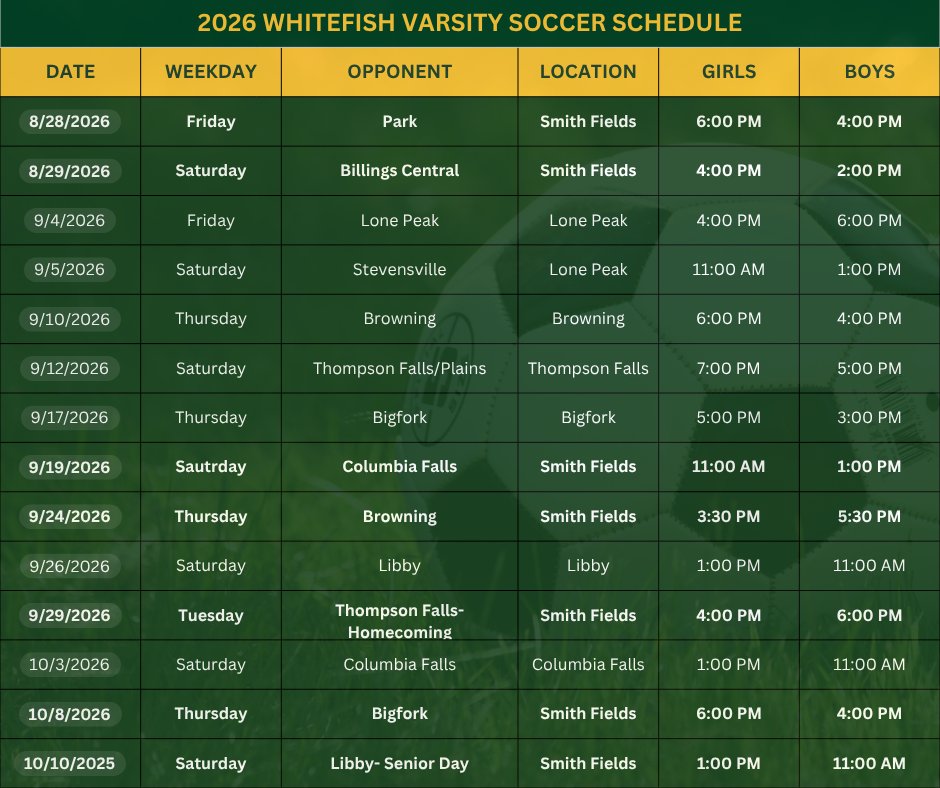 KHNK_AM's tweet photo. Whitefish High School Fall Sports are back in action. Each team's Varsity Schedule here. Go Dawgs! #mtsports #mtscores #mtpreps https://t.co/kGV923aeGw