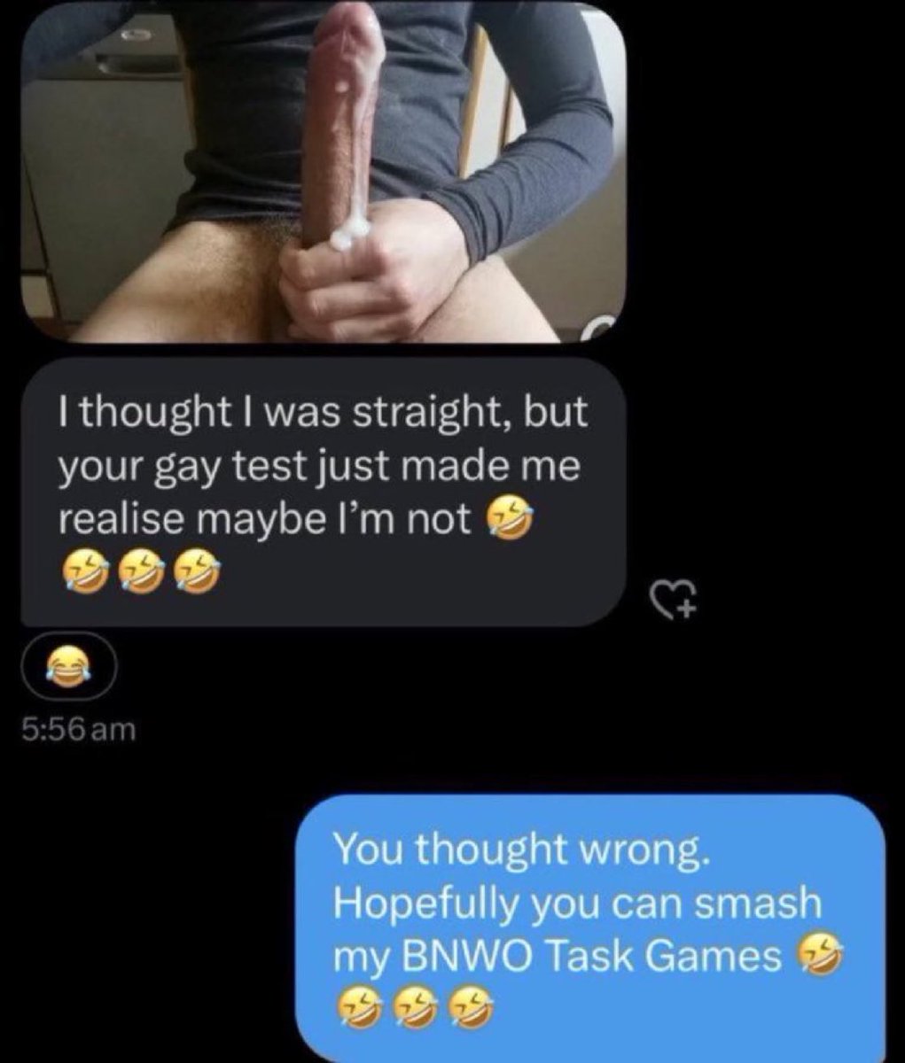 GynarchyPage's tweet photo. You will always think you’re straight, until you take my Gay Tests 🤣🤣🤣🤣🤣🤣 https://t.co/yDdL2rJ0Ak