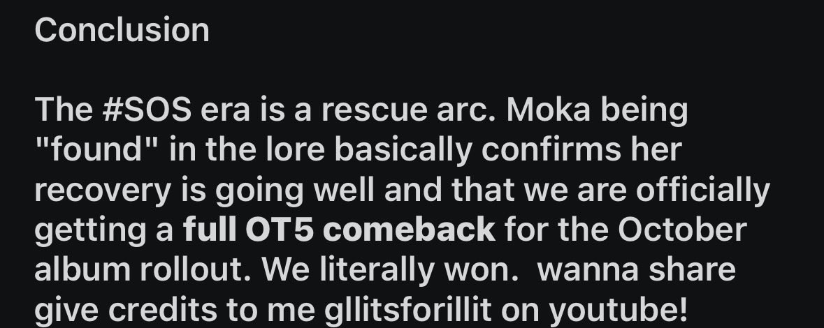 igotyourgllit's tweet photo. GLLITS WE’VE CRACKED THE CODE FOR THE ILLIT HORROR COMEBACK!! ITS GONNA BE A RESCUE SOS ARC FOR MOKA HEAR US OUTTTTT https://t.co/rrA9QNXUma