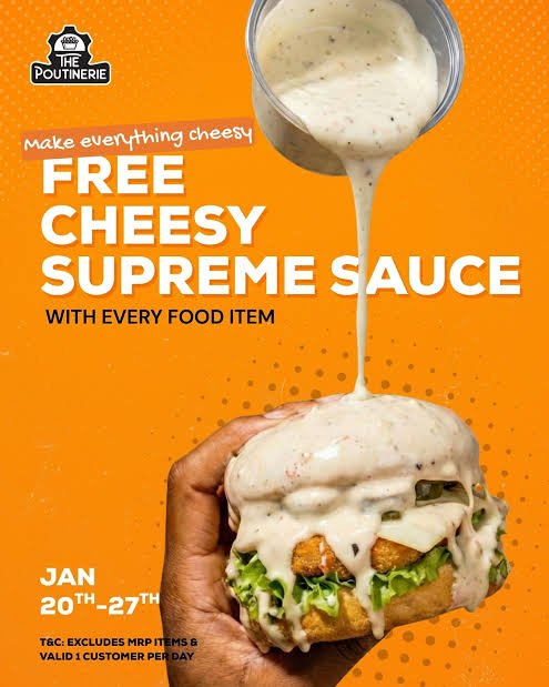 championswimmer's tweet photo. Ahmedabad has finally beaten America on the "litres of cheese per burger" index. https://t.co/t0LYYU4akP