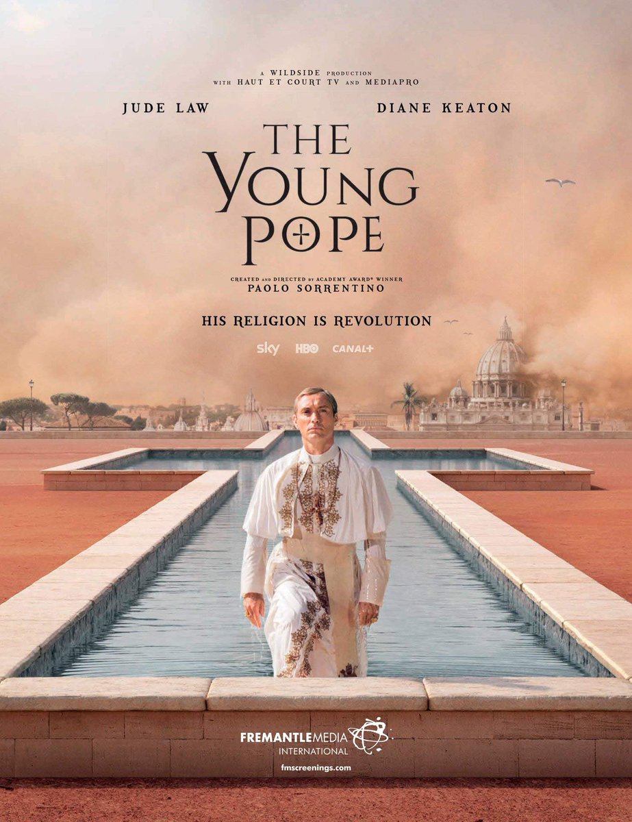 Mohammadn_b1's tweet photo. اگر به سریال House of cards علاقه دارید پیشنهاد میکنم حتما سریال the young pope (و ادامه اش یعنی the new pope) رو ببینید.
درامی فلسفی-سیاسی با رگه هایی از کمدی که قطعا ازش لذت خواهید برد. https://t.co/hfM4RroSxr