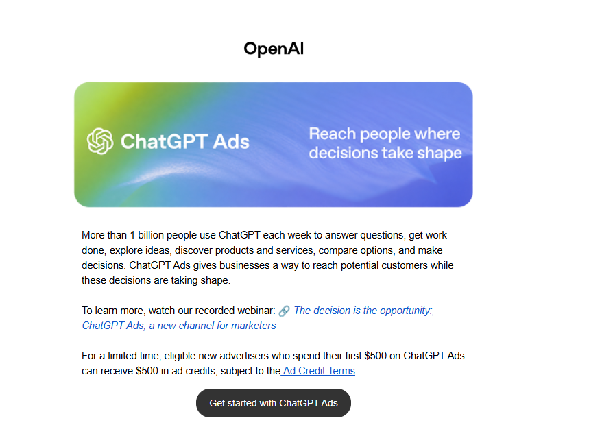 MattBusel's tweet photo. WTF IS THIS ASSCHEEKS! Now we're going to have randos buying ads so ChatGPT gives sponsored answers!?!?!? Just say you're broke and have no way of actually improving your product @sama https://t.co/taVA1oPsuJ