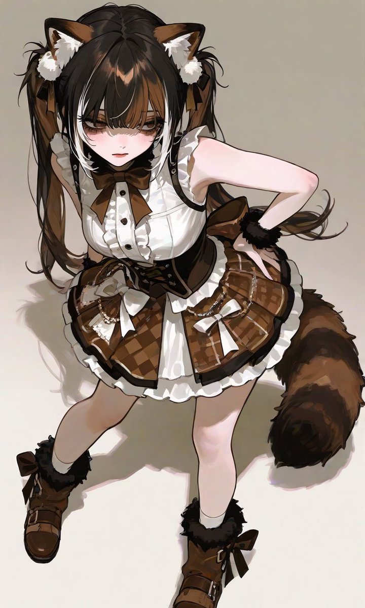 ap_9qx's tweet photo. ݁𖥔. 初プロンプト配布 ݁𖥔.

レッサーパンダモチーフのアイドル衣装です🦝
モデロラによっては耳生えます𑁊^. .^𑁊♩

()の中の色変更できますが、色ガチャモデロラ差有ります😣
プロンプトはツリーaltにて記載

引用にて見せていただけると嬉しいです🆙 https://t.co/eN7AsLasqs