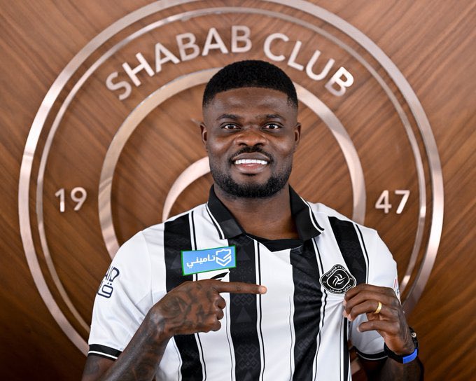 tv3_ghana's tweet photo. 🇬🇭 First look of Thomas Partey in Al Shabab colours.

#3Sports #TV3GH https://t.co/cY7byUB3By