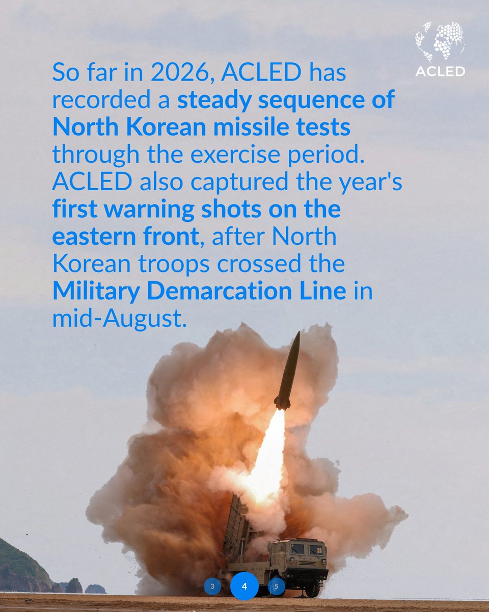 ACLEDINFO's tweet photo. President #Trump has ordered the annual US-South Korea exercise to be “substantially reduced”. ACLED's East Asia Pacific Analyst says that cutting the exercise roughly in half reduces allied deterrence without any reciprocal step from the North.
🔗https://t.co/ioTYfXh2JI https://t.co/vJQvNd9gG2