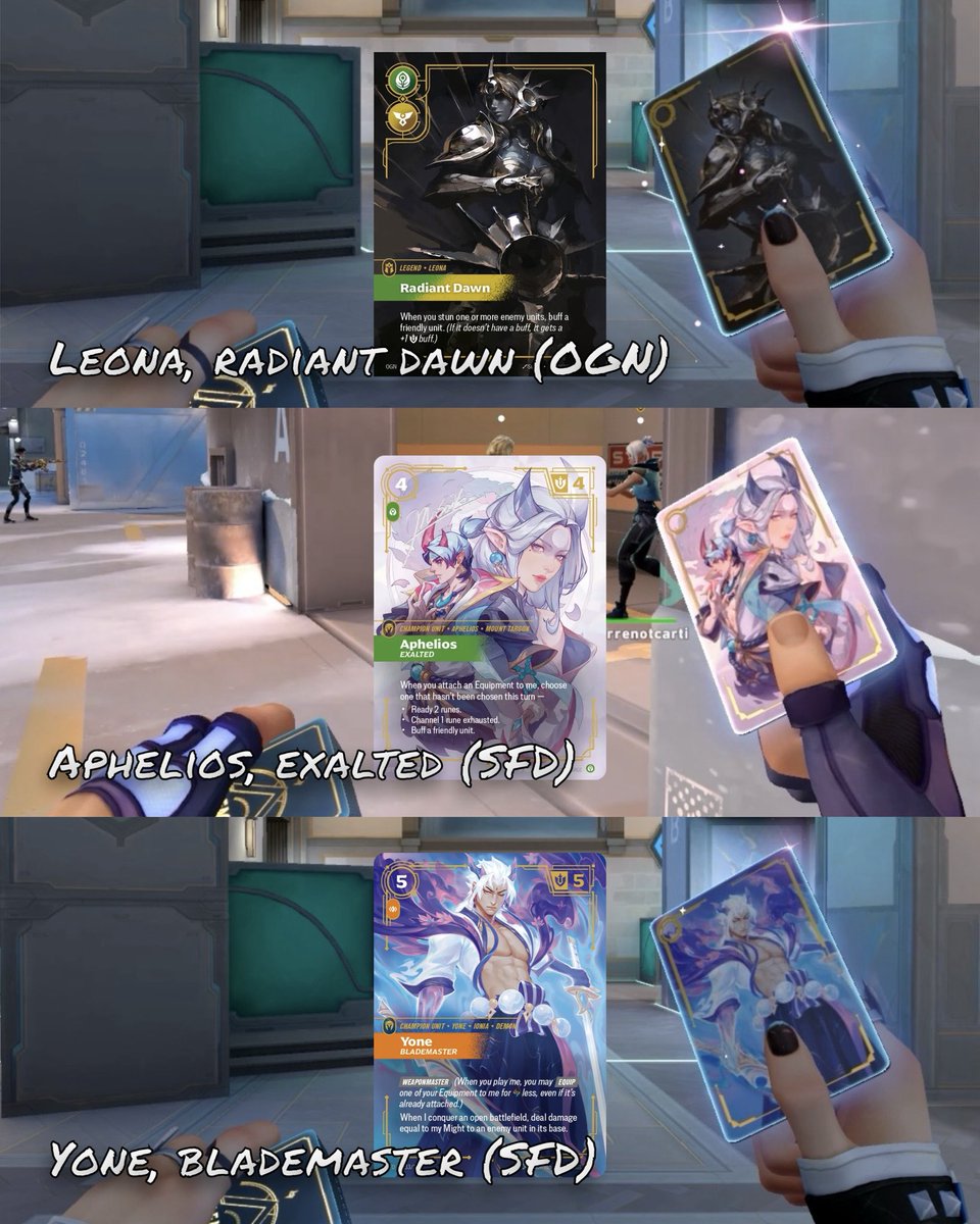 valery_606's tweet photo. @playriftbound x @VALORANT is like a dream for me💘

Here all the cards you will find in the new Aeris flex: https://t.co/0JQZu9dzL5