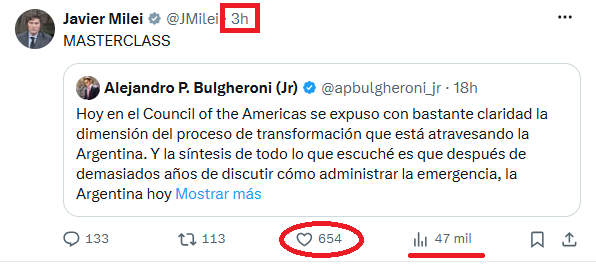 MauroFdz's tweet photo. Más de 3 horas y no llega ni a los 700 likes. Cómo se nota la falta de bots bolivianos. https://t.co/o7Jn5ov6p4