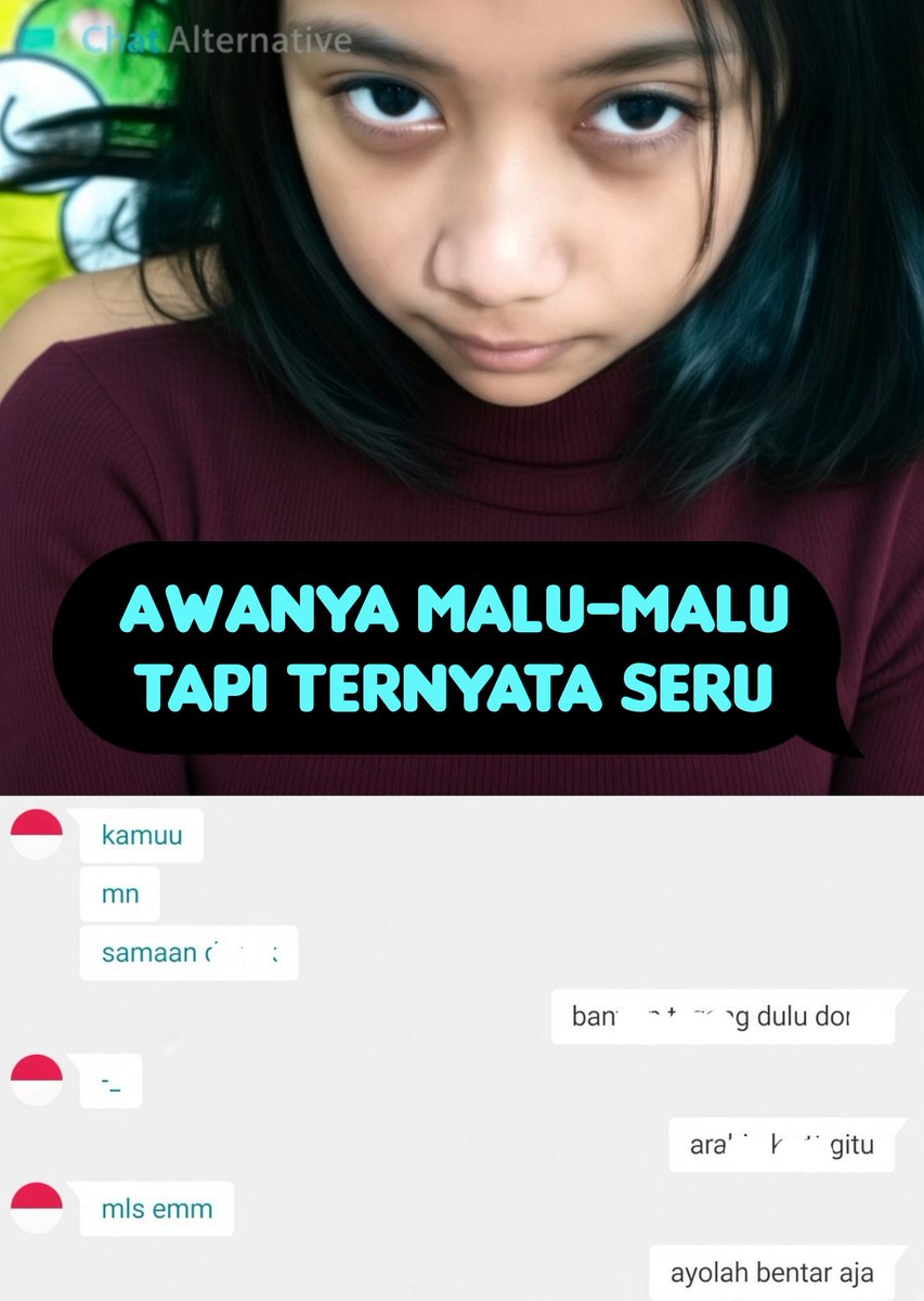ElonOmeTv's tweet photo. (ome tv) malu-malu awalnya bilang mls https://t.co/UiJZxzYHTM