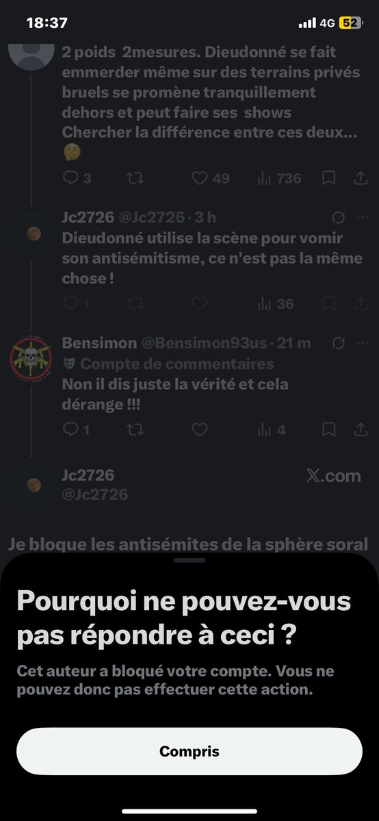 Bensimon93us's tweet photo. @jahbles82587431 Pauvre trou du Q
@Jc2726 https://t.co/JLKUjawVxY