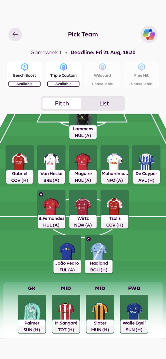 SteakAndDalePie's tweet photo. @RegretFpl 100 point GW1 https://t.co/z554Aa8n61