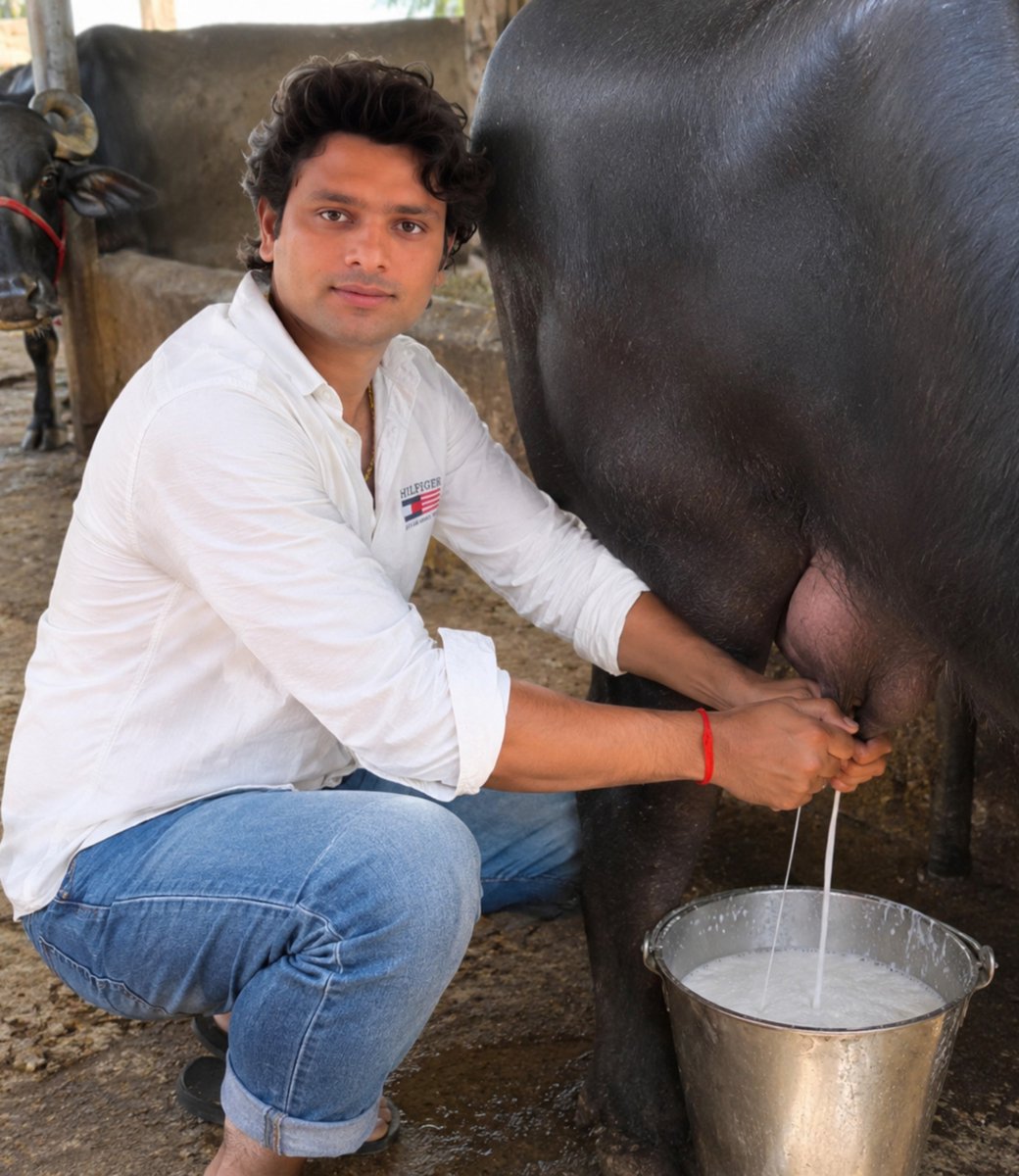 JaikyYadav16's tweet photo. आरक्षण रिफॉर्म पर मैं अपने उन सभी भाइयों के साथ हूं जो आज से काम पर लगे हैं।

आप लड़िए और आरक्षण में रिफॉर्म कराइये लेकिन जो लोग मेरी चिंता कर रहे हैं कि आरक्षण खत्म हो जाएगा तो दूध बेचोगे,

तो भाई सुनो!

मैं जाति से यादव हूं और मुझे इसमें बिल्कुल भी शर्म नहीं आयेगी, किसान का लड़का हूं गोबर उठाना भी जानता हूं और दूध दुहना भी।

मुझे गोबर से घिन नहीं आती और हां दूध बेचकर ही एक बड़ा साम्राज्य खड़ा कर सकता हूं तो मेरे भाई मेरी चिंता छोड़ो मैं कभी बेरोजगार नहीं रहूंगा।

हां, आपके मुद्दे में मेरा पूरा समर्थन रहेगा हमेशा से।