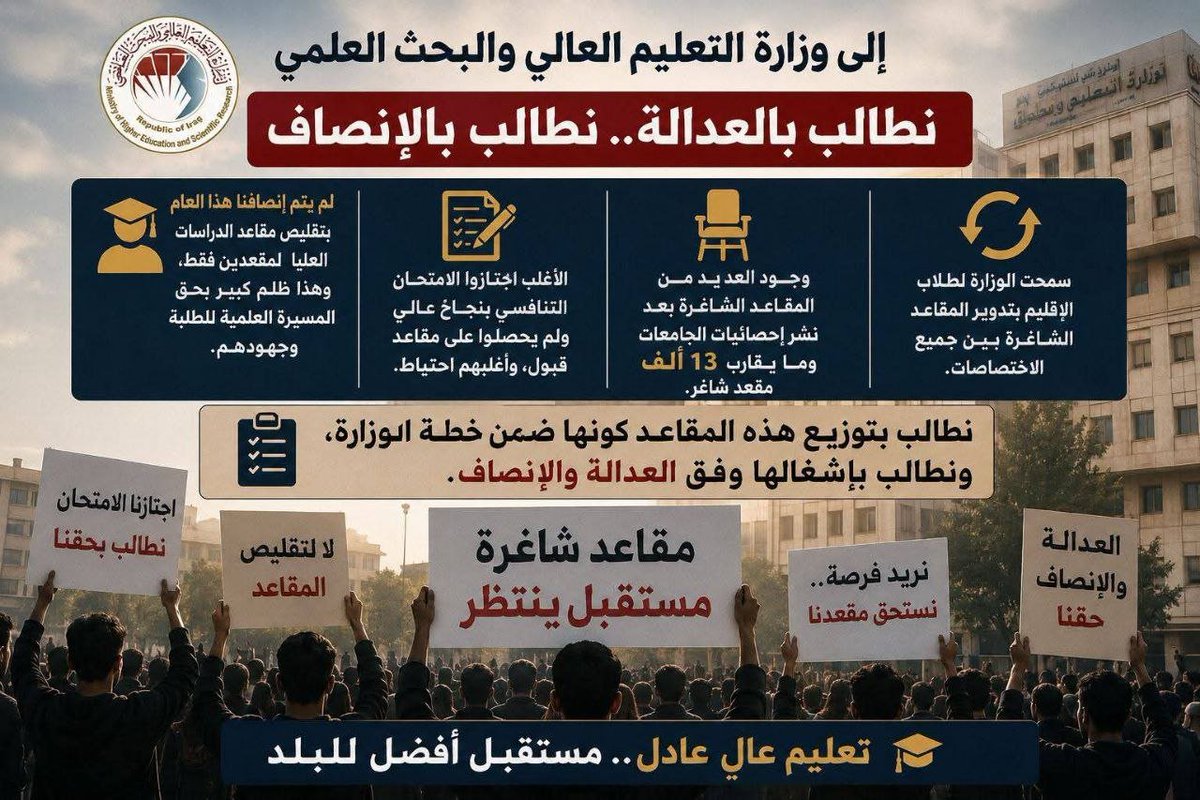 thiqti_99's tweet photo. #إشغال_المقاعد_الشاغرة_واعادة_توزيعها https://t.co/uSDTcIBqpe