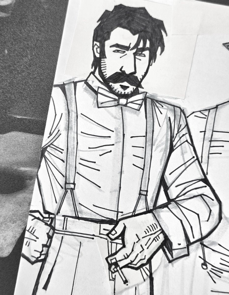 greasby10's tweet photo. "bully... can you draw... my dear uncle colonel william..." -> my coworker watched me draw him and said he looked like he could beat my ass #True  https://t.co/2DcYwoPnmq https://t.co/KwucWxo60I