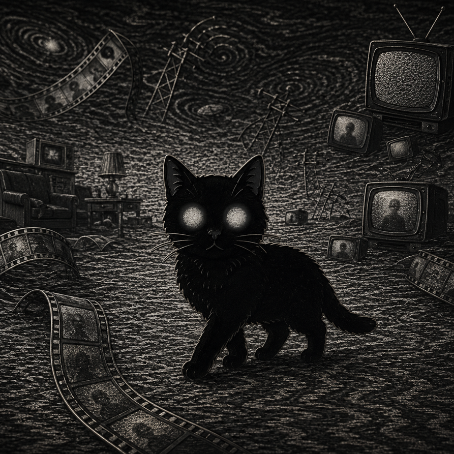 STATICAT_MEOW's tweet photo. STATICAT lives between forgotten broadcasts guarding lost cartoons, home videos and memories the network left behind.

Tune past the noise.

The archive is still awake.

$STATIC 📡

#STATICAT https://t.co/QcwyNmj12L