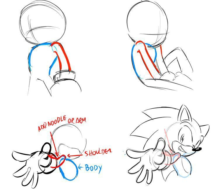 designatmo's tweet photo. Stop attaching arms like stiff tubes—follow the shoulder flow https://t.co/E1bDPBKbdo