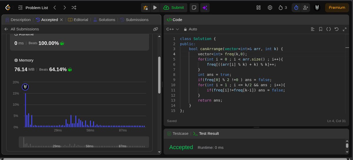 HarshitAgr1204's tweet photo. Day : 9
#100DaysOfCode

solve leetcode Check Array Pairs is Divisible By K https://t.co/Vgk26yAkU3