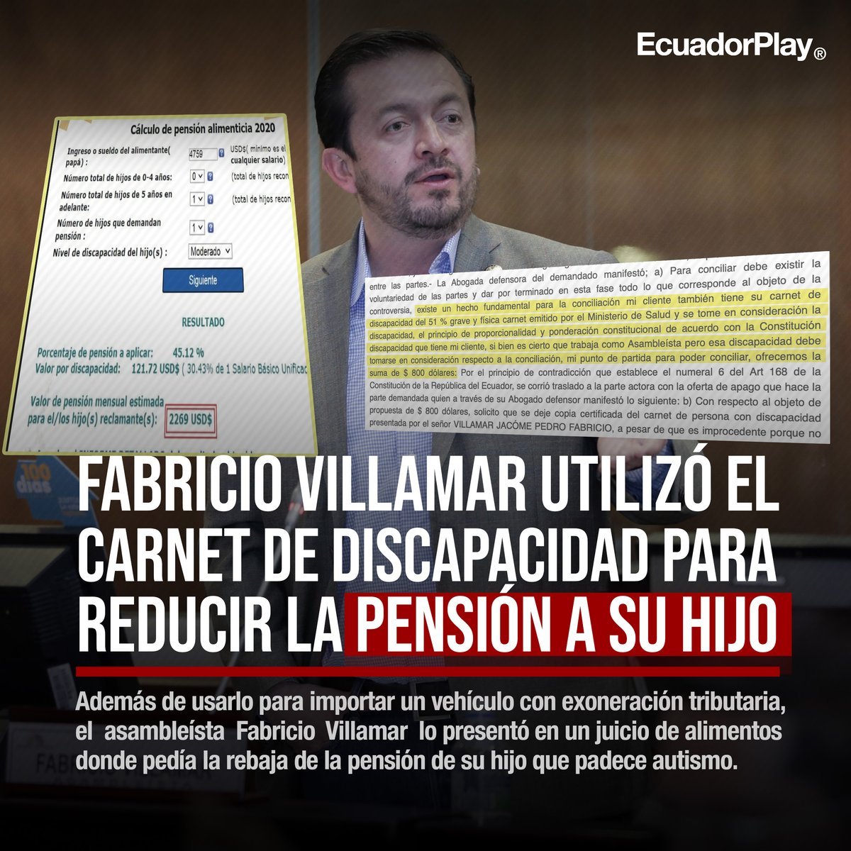 bgonzalezsr07's tweet photo. @fabovillamar ¿Y este SORDO?

No tienes calidad moral para hablar sinvergüenza, parte de CREO y del Gobierno Narcoalbanes de Lasso. 

De asambleísta más con pena que gloria, sacaste un carnet de DISCAPACIDAD para reducir la pensión de tu hijo y hacerte el sordo e importar una camioneta. https://t.co/WinZWaBdzZ