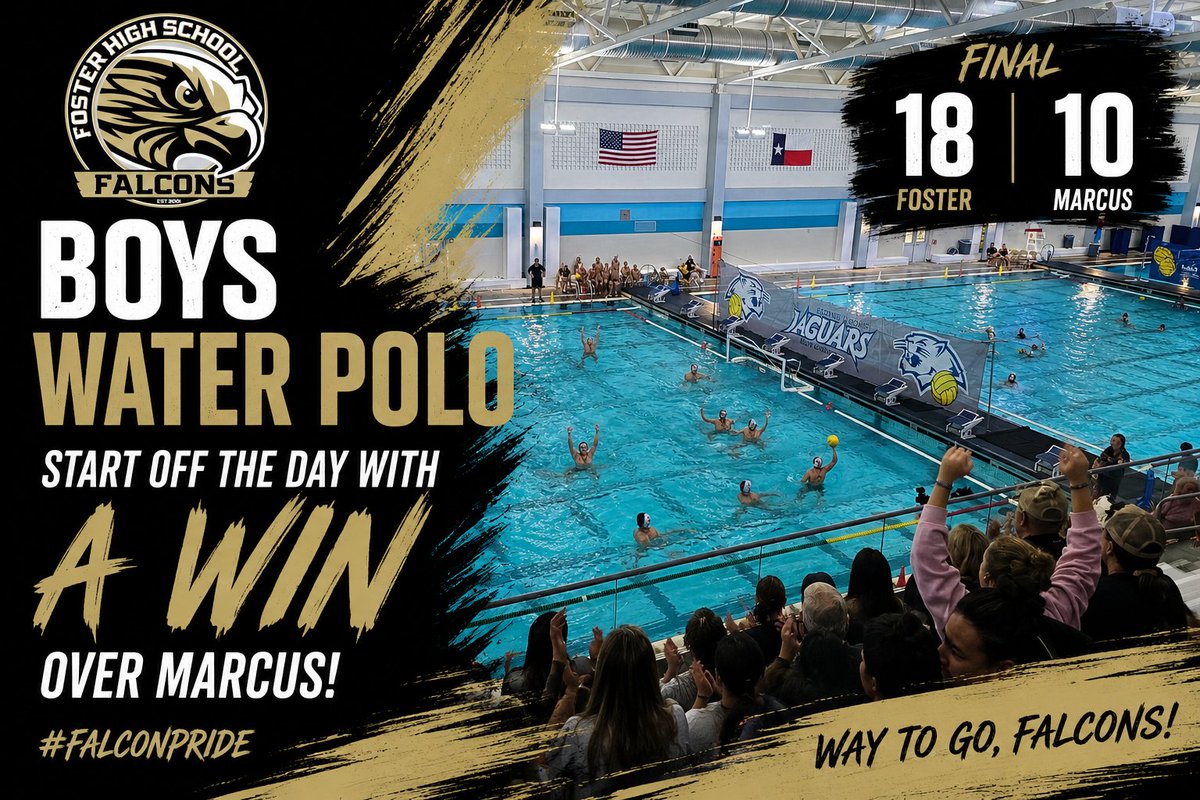 FosterHSNews's tweet photo. @AthleticsFoster @Foster_Aquatics @lcisdathletics #PTN https://t.co/U5Bd0xxg9b