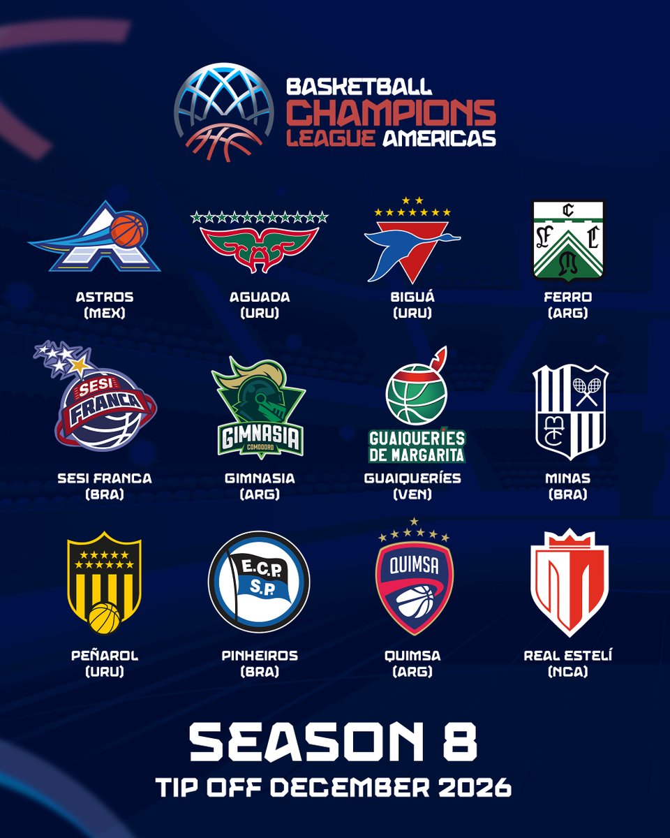 BCLAmericas's tweet photo. The road to the Season 8 starts here ✈️🏀 #BCLAmericas 

🏀 Official draw 
🗓️ September 1 
🕣 3:00 PM 
🎥 Watch live on BCLAmericas YouTube https://t.co/oZlzcl7hpx