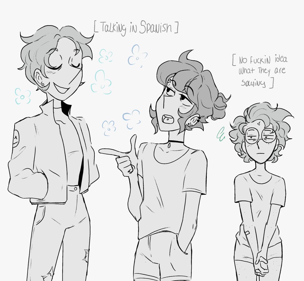 clvelka's tweet photo. Peri doesn't speak español :[ https://t.co/FzLD9nRdZm