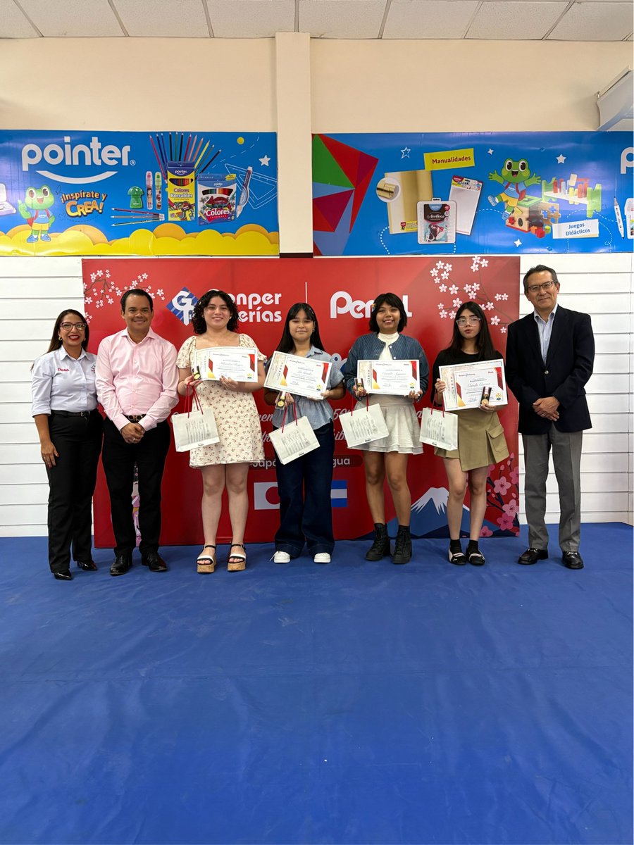 EmbJapoNica's tweet photo. Las obras fueron realizadas utilizando productos de Pentel, marca japonesa de calidad internacional. ¡Felicidades a los queridos artistas brillantes!👏😁 https://t.co/1X8dacoti6