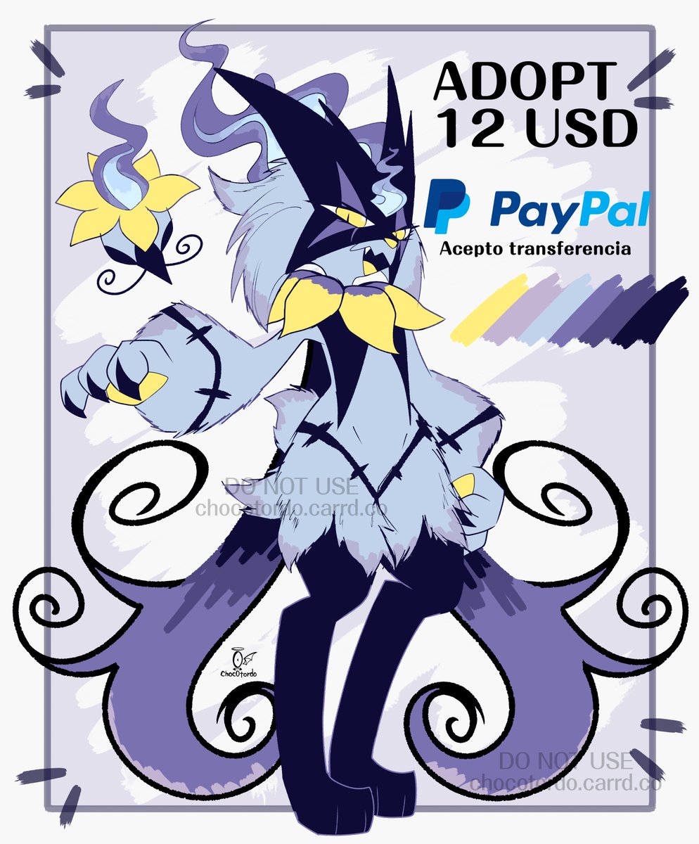 ChocotOrdo's tweet photo. MEOWSCARADA + CHANDELURE 

🌟PAYMENT MUST BE DONE IN 48 HOURS
if communication falls short or I don't get a warning of any possible delays, the adoptable will be back on sale

#pokemonart #pokemoncommission #meowscarada https://t.co/bOfWm5NBmK