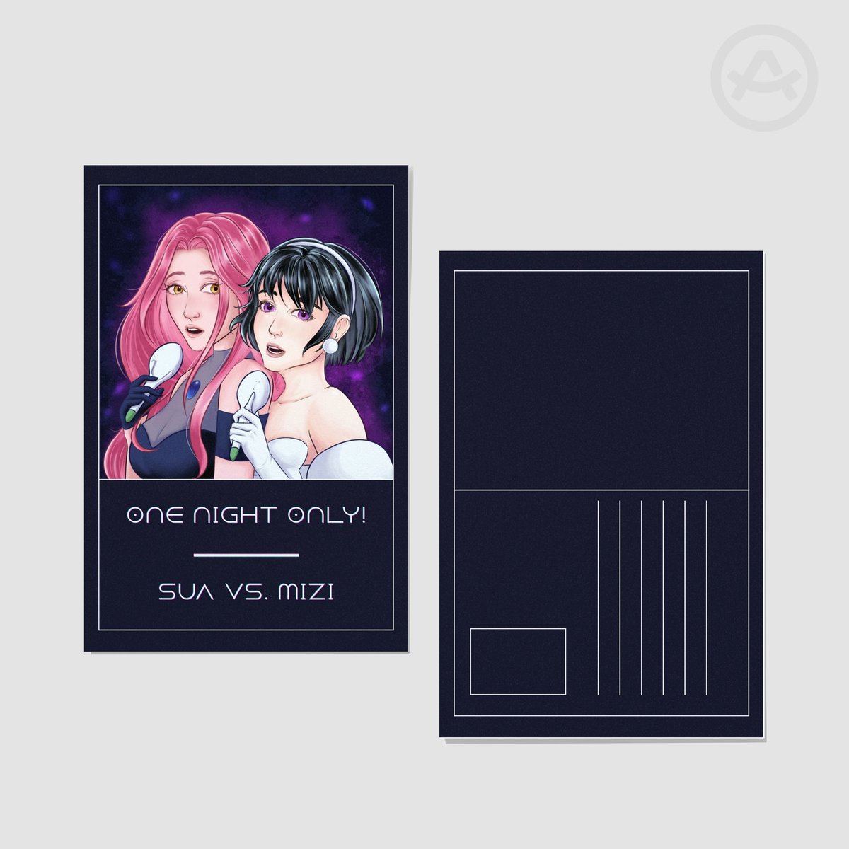 MellyGates's tweet photo. I’VE STARTED SELLING MERCH! I’ll be adding more for Alien Stage and other fandoms in the coming weeks! These two deserved better 😭 #alnst #mizisua #alienstage #mizi #sua https://t.co/zTnTY4jxBu